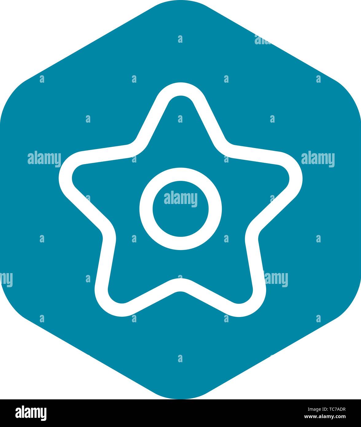 Xmas star icon, outline style Stock Vector Image & Art - Alamy