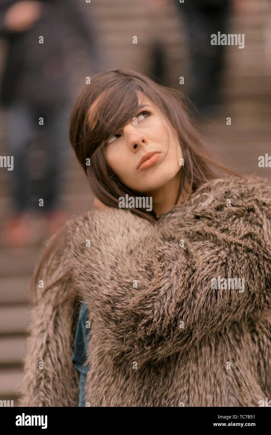 Woman curling her lip hires stock photography and images Alamy