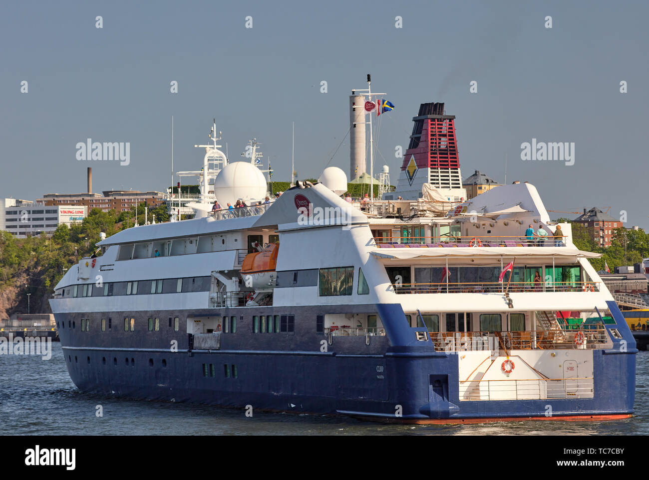 Cruise Ship Clio In Stockholm Sweden Stock Photo Alamy