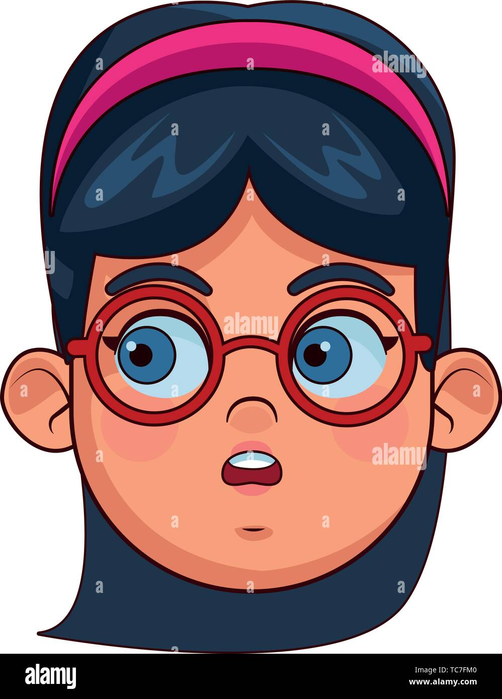 girl face avatar profile picture Stock Vector Image & Art - Alamy