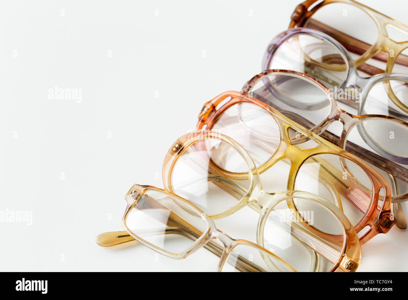 eyeglasses isolated on white Stock Photo - Alamy