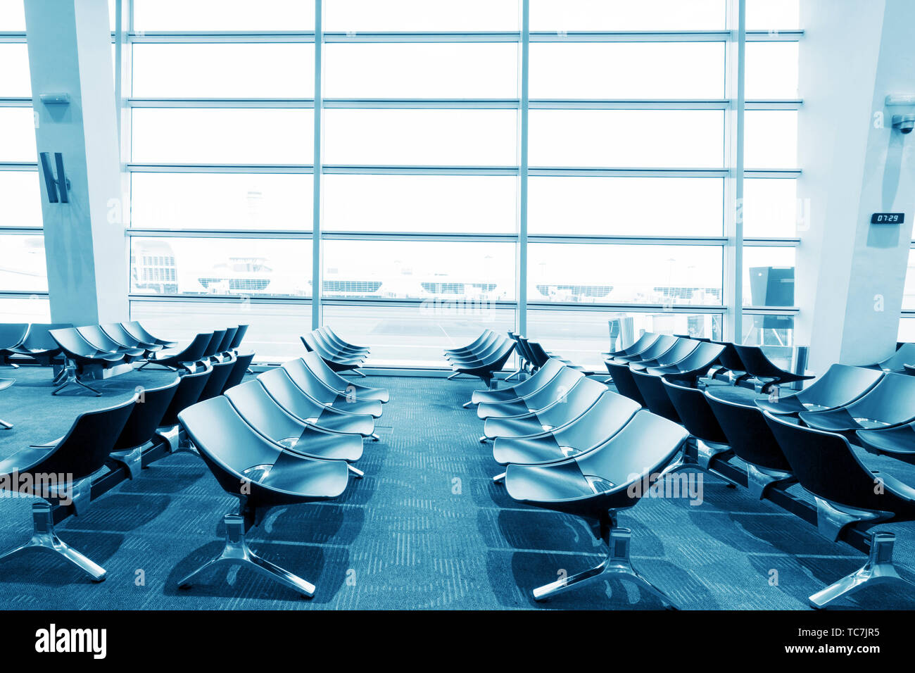 Modern airport design hall interior Stock Photo - Alamy