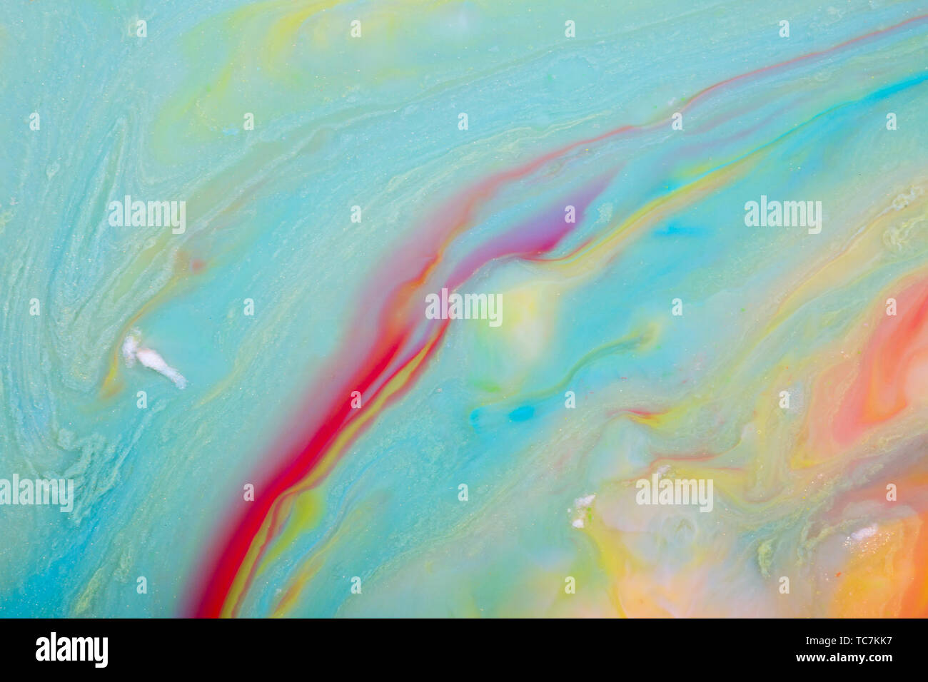 Colored propylene pigments, flowing abstract background Stock Photo - Alamy