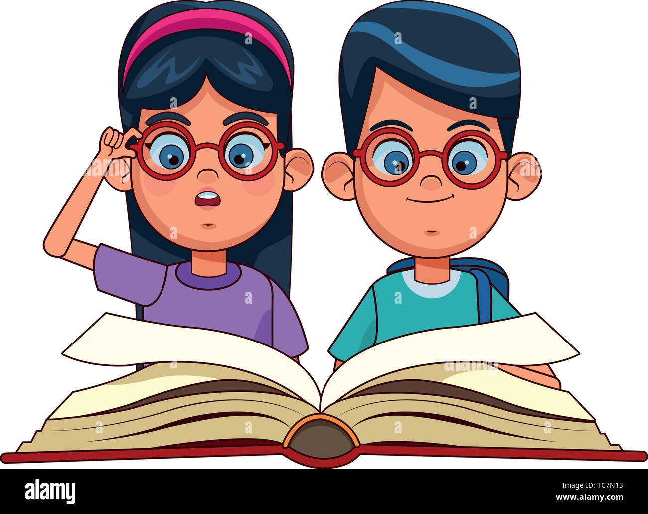 young kids reading a books Stock Vector Image & Art - Alamy young kids reading a books Stock Vector Image & Art - Alamy