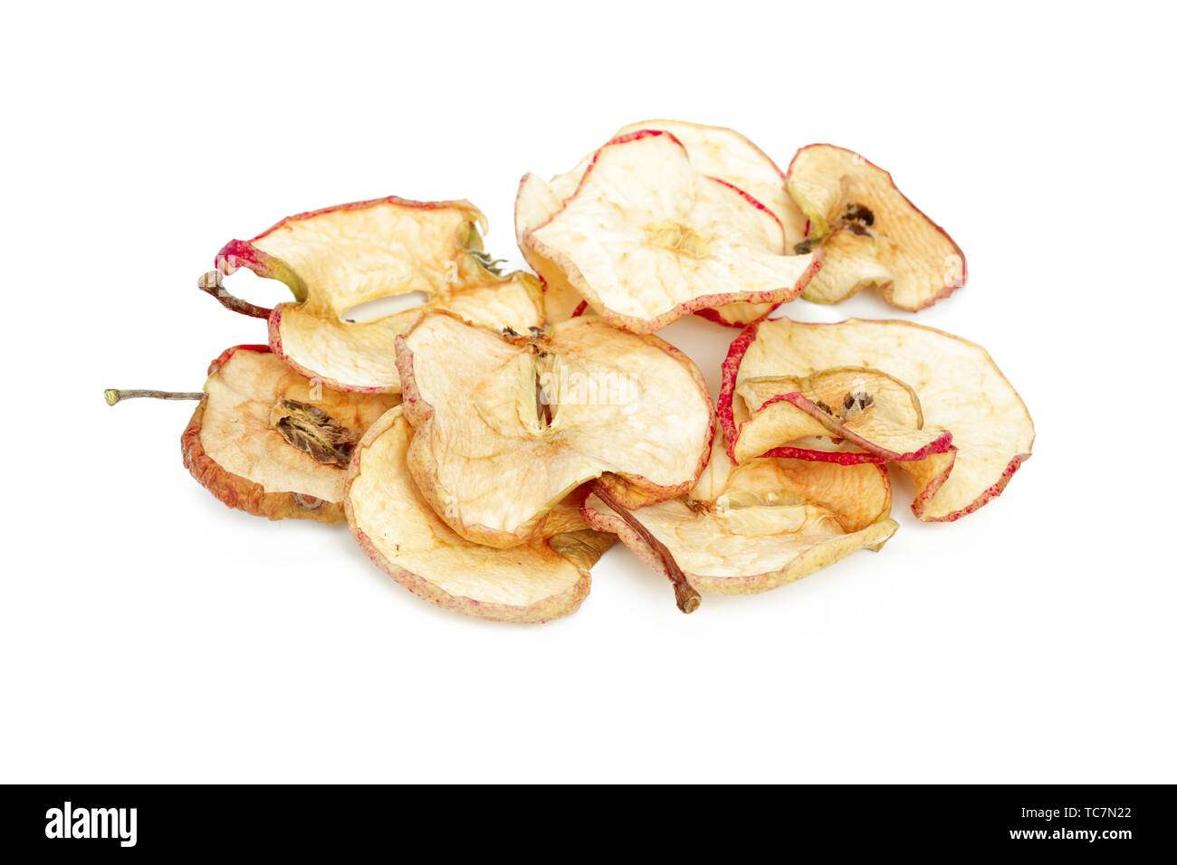 Dried Apple Slices Stock Photo