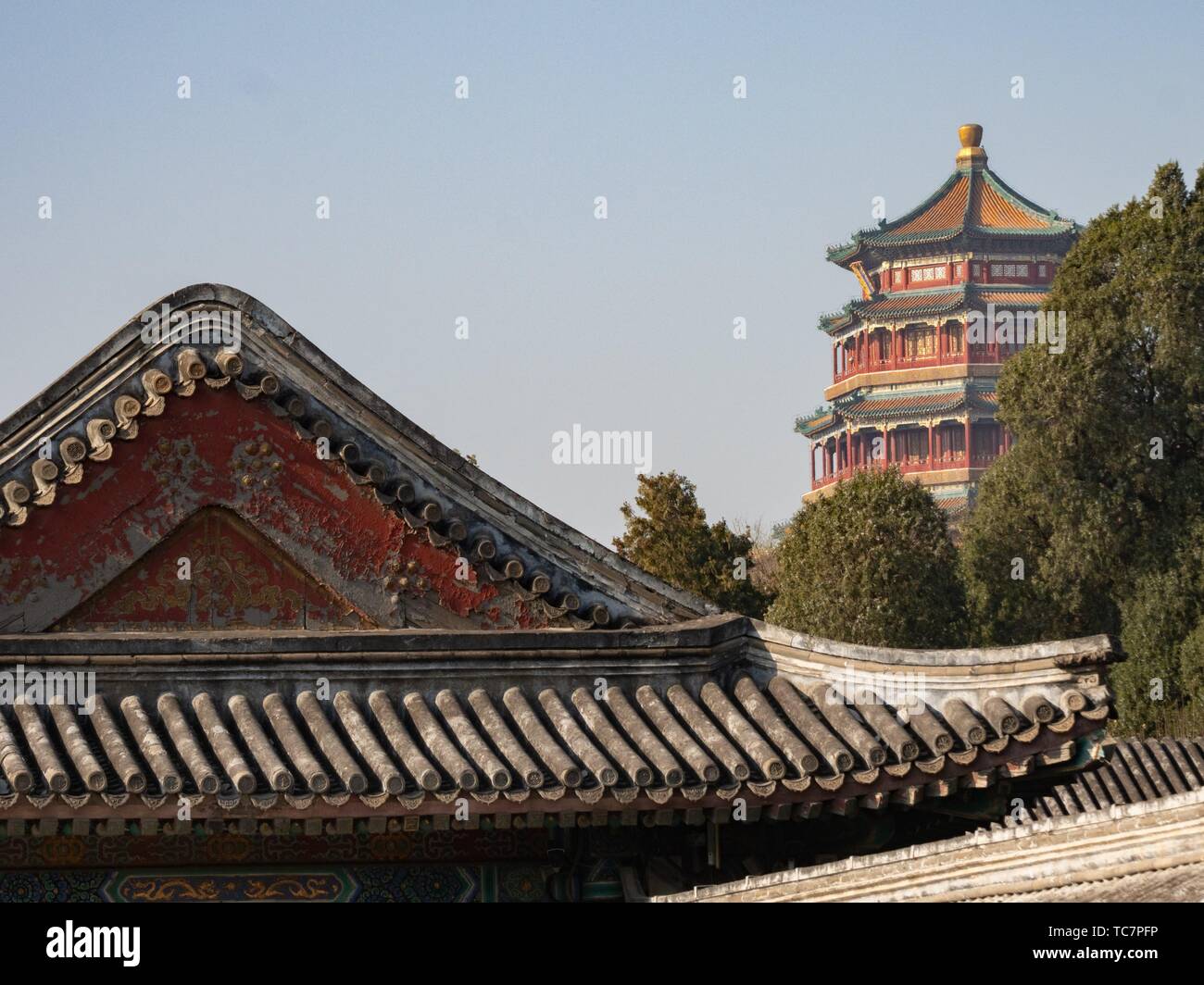 China Beijing Summer Palace. Stock Photo