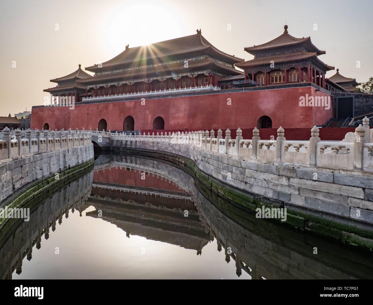 China Beijing Forbidden City. Stock Photo