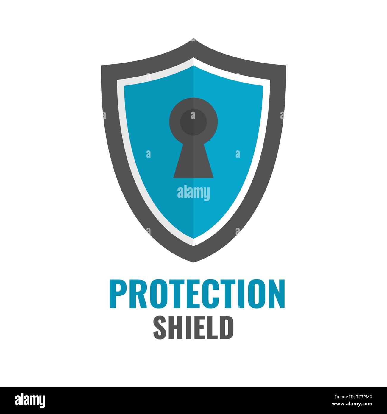 Shield Security Icon. Protection logo. Shield concept. Flat design