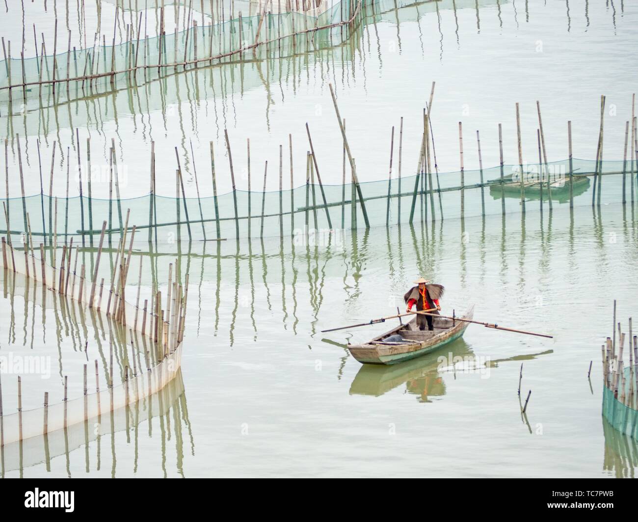 China Xiapu Fishing. Stock Photo