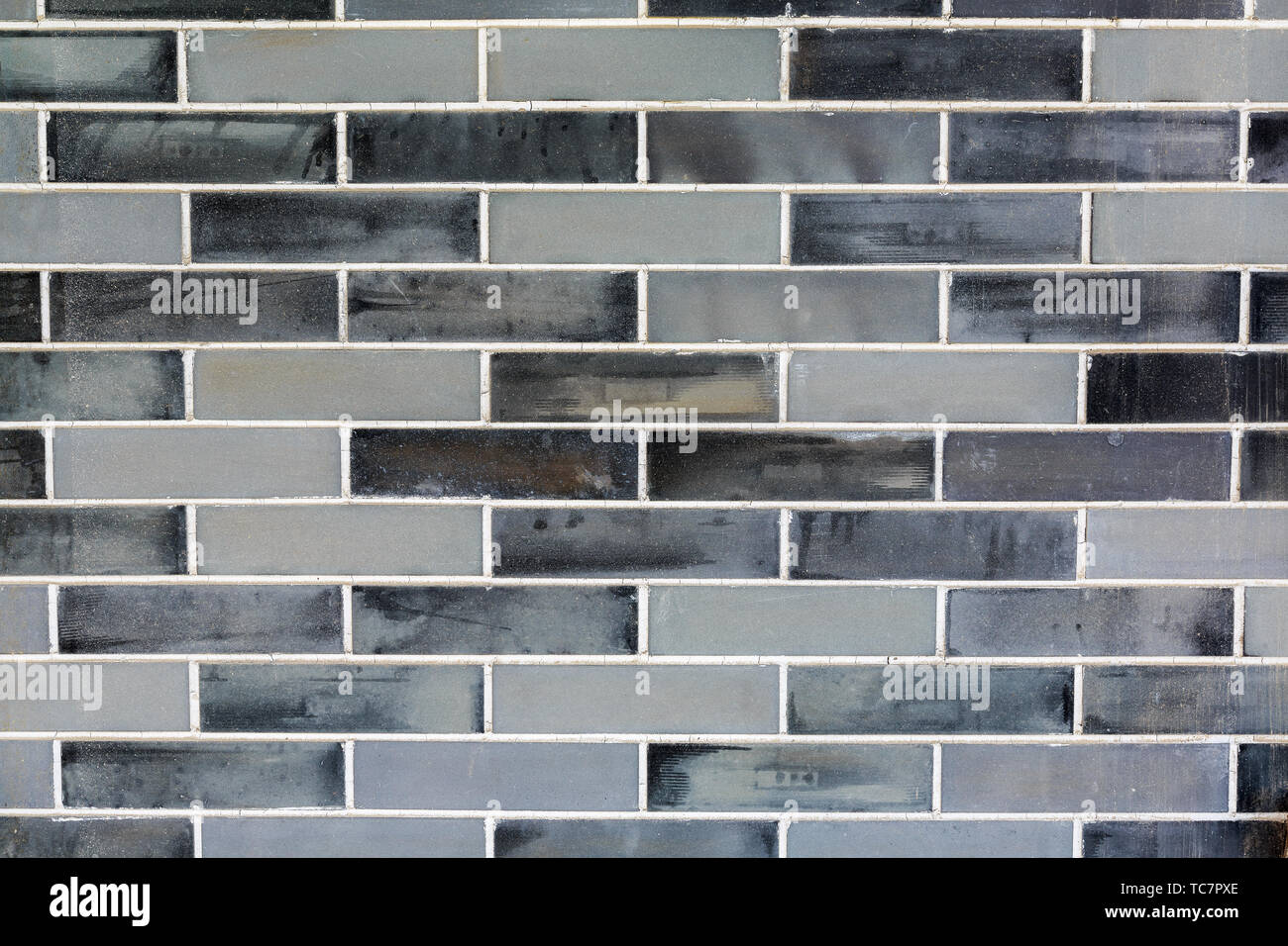 Green brick brick wall texture background HD material Stock Photo - Alamy