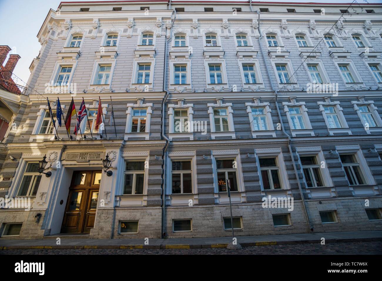 Post Office, Tallinn, Estonia, Baltic States Stock Photo Alamy