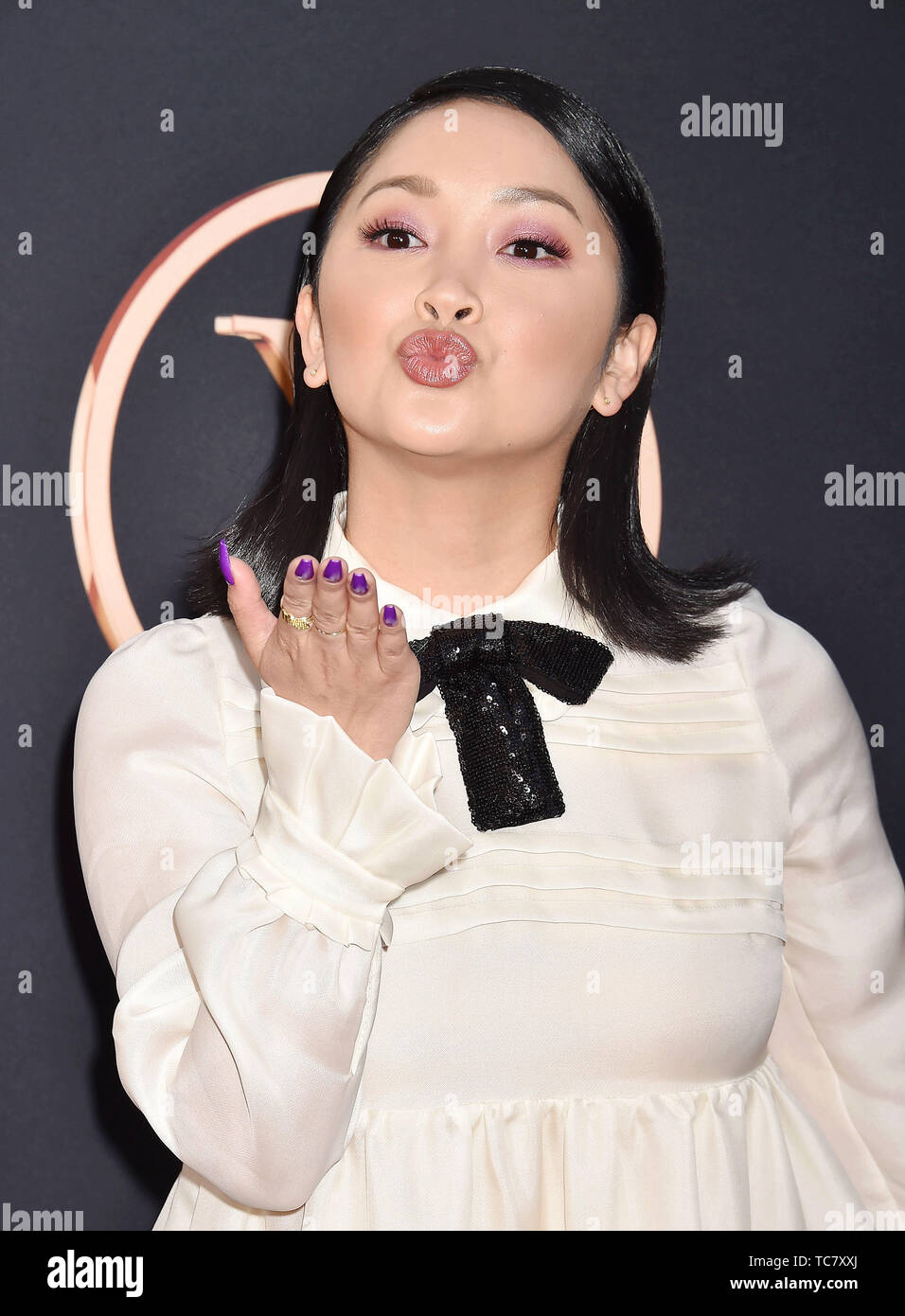HOLLYWOOD, CA - JUNE 04: Lana Condor arrives at the Premiere Of 20th