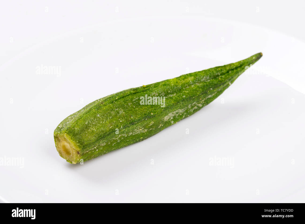Dried okra Stock Photo Alamy