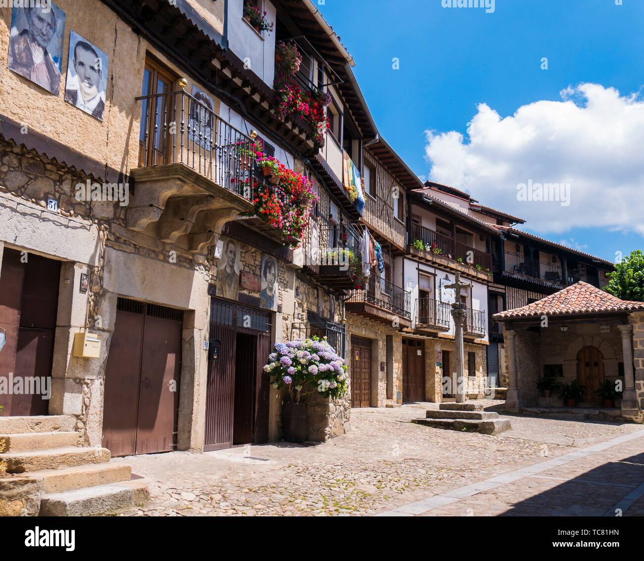 Arquitectura tradicional de Mogarraz. Sierra de Francia. Salamanca