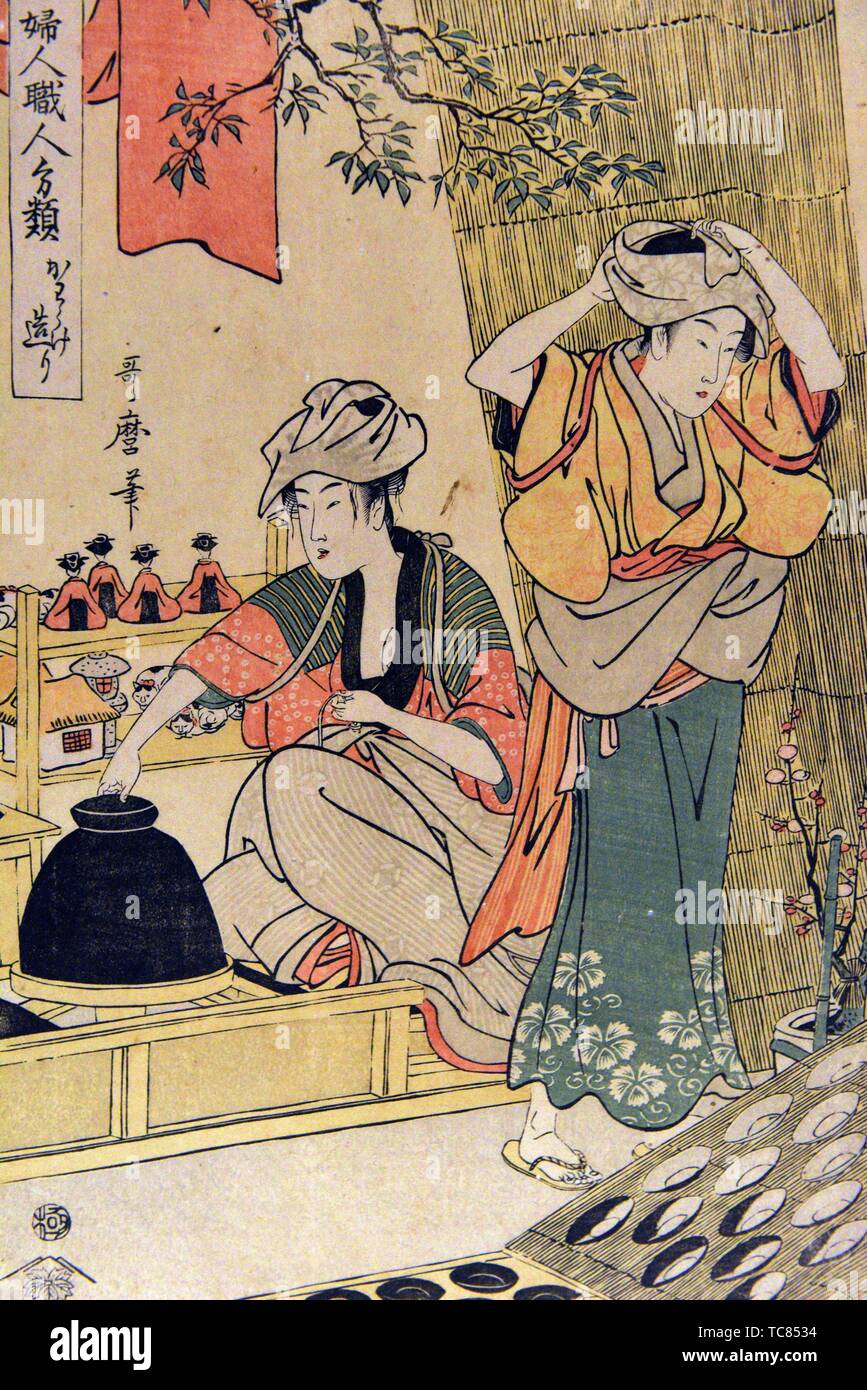 Selected Types of Female Artisans Makers of Unglazed Pottery,by