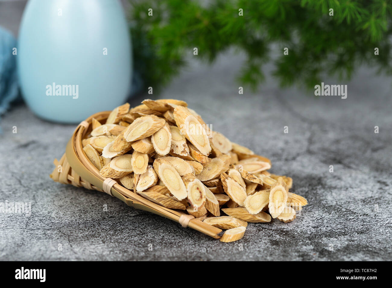 Astragalus tablets Stock Photo
