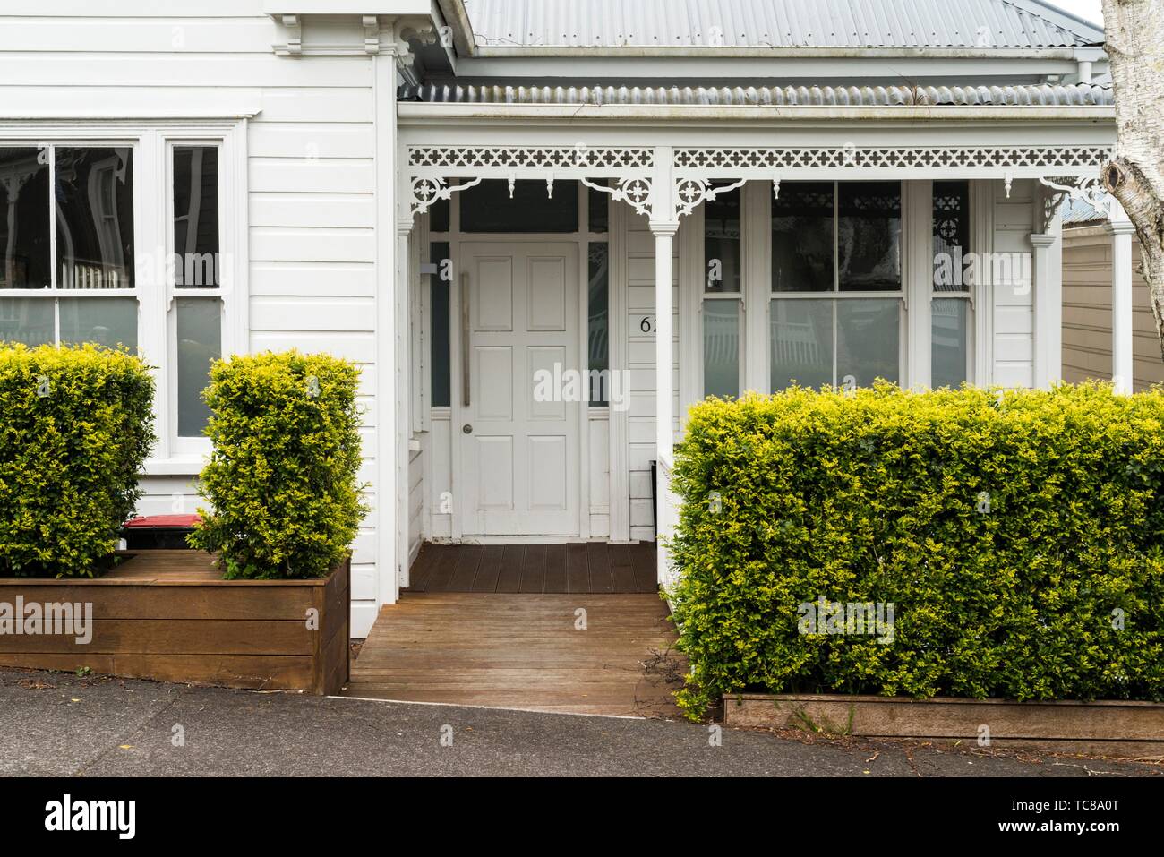 Older home in the Ponsonby area of Auckland, New Zealand Stock Photo