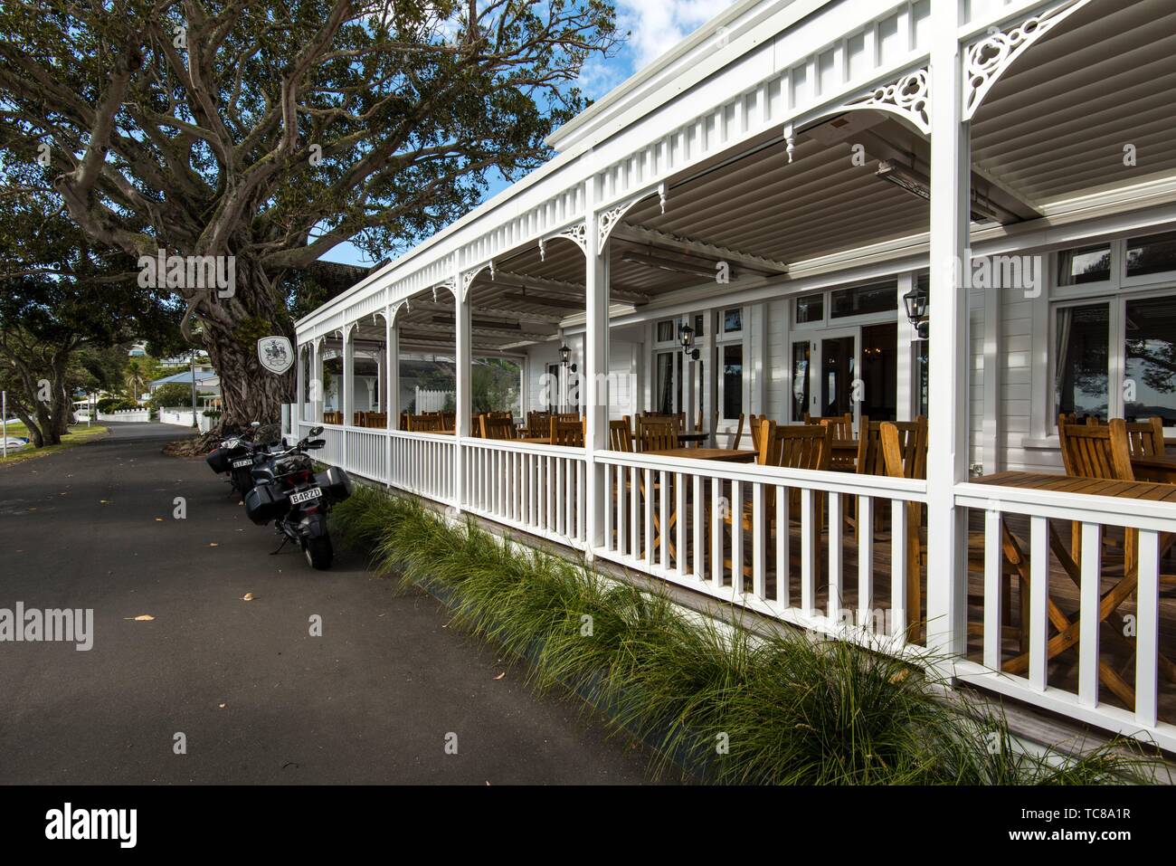 The Duke of Marlborough Hotel, Russell, New Zealand Stock Photo Alamy