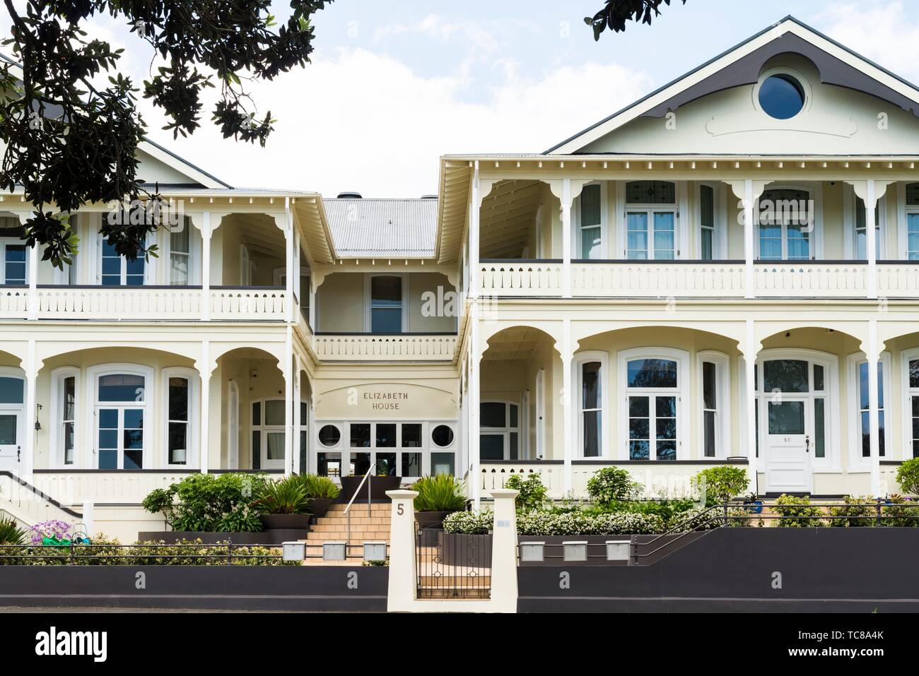 Buildings in Devonport, Auckland, New Zealand Stock Photo Alamy