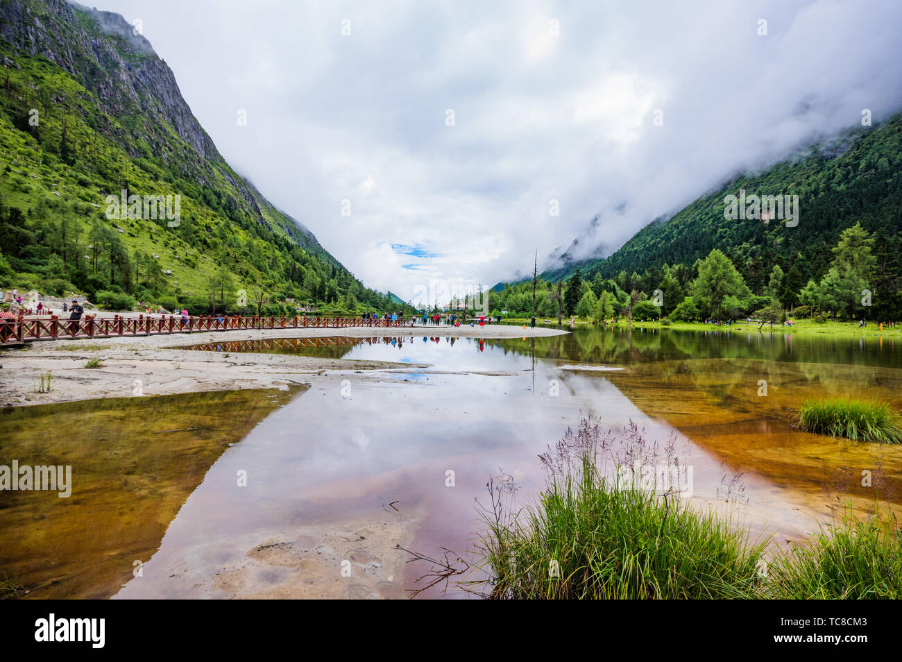 Li County Scenery of Bipanggou Scenic Area, Pu Tou Township, Li County, Aba ...