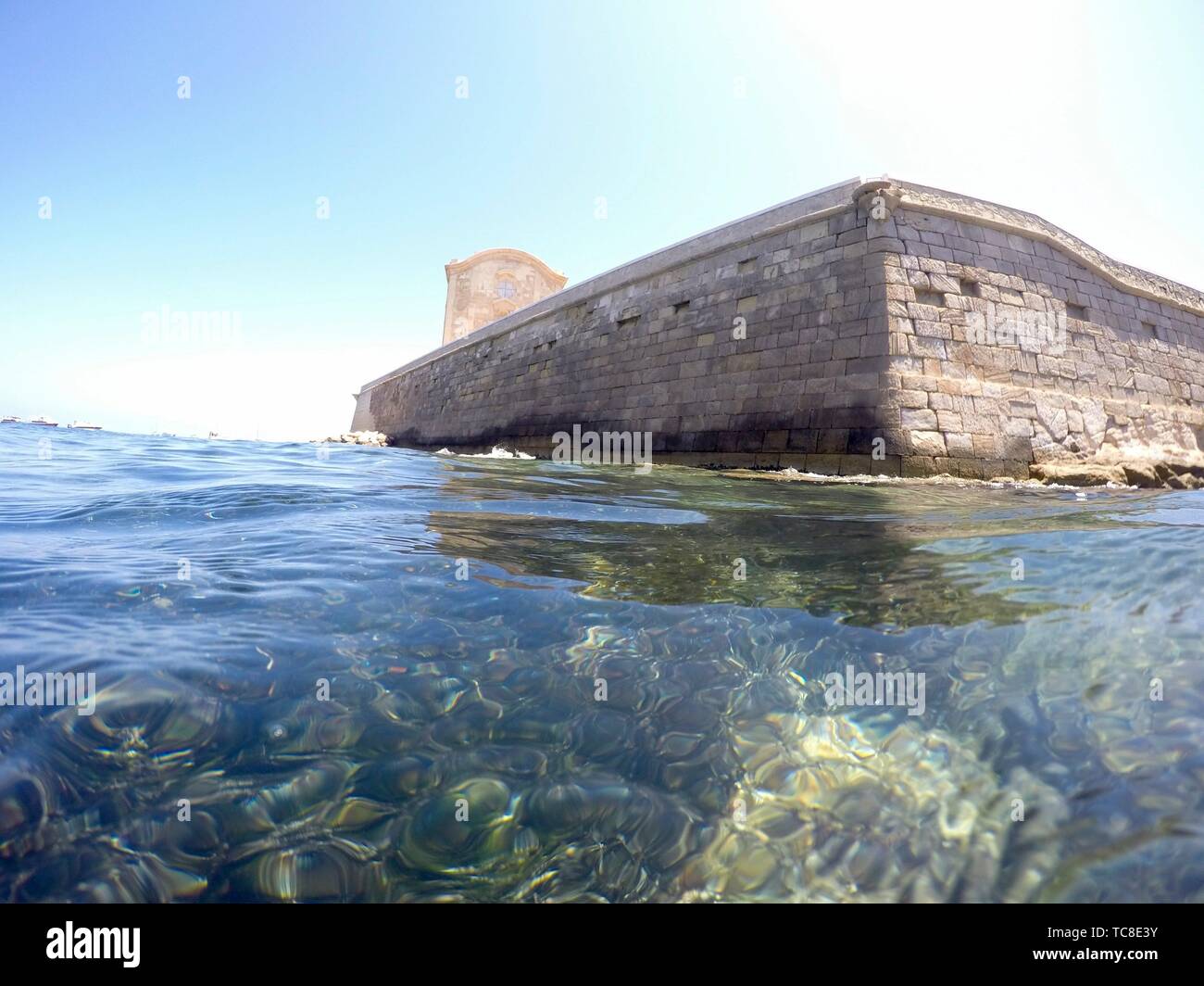 Snorkeling in Tabarca island Alicante province Spain Stock Photo Alamy