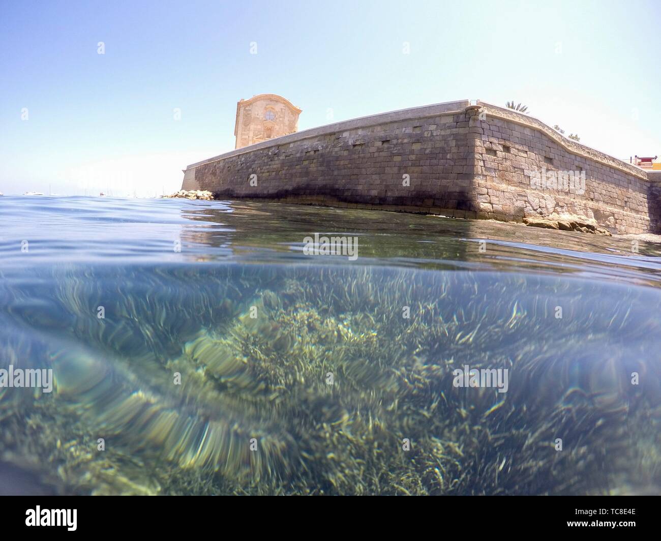 Snorkeling in Tabarca island Alicante province Spain Stock Photo Alamy