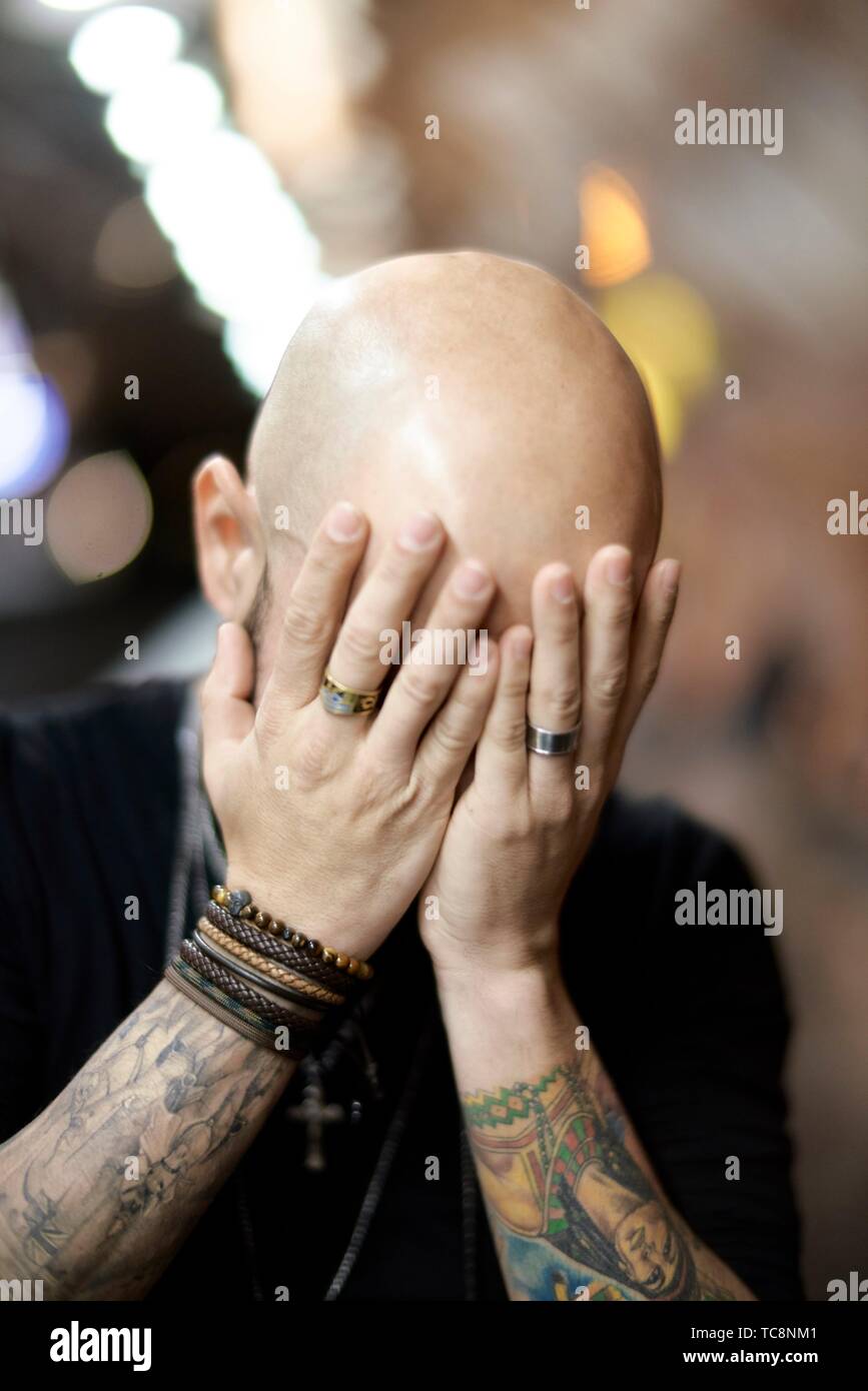 Neglected Face Face Of Neglected Man High Resolution Stock Photography and Images - Alamy