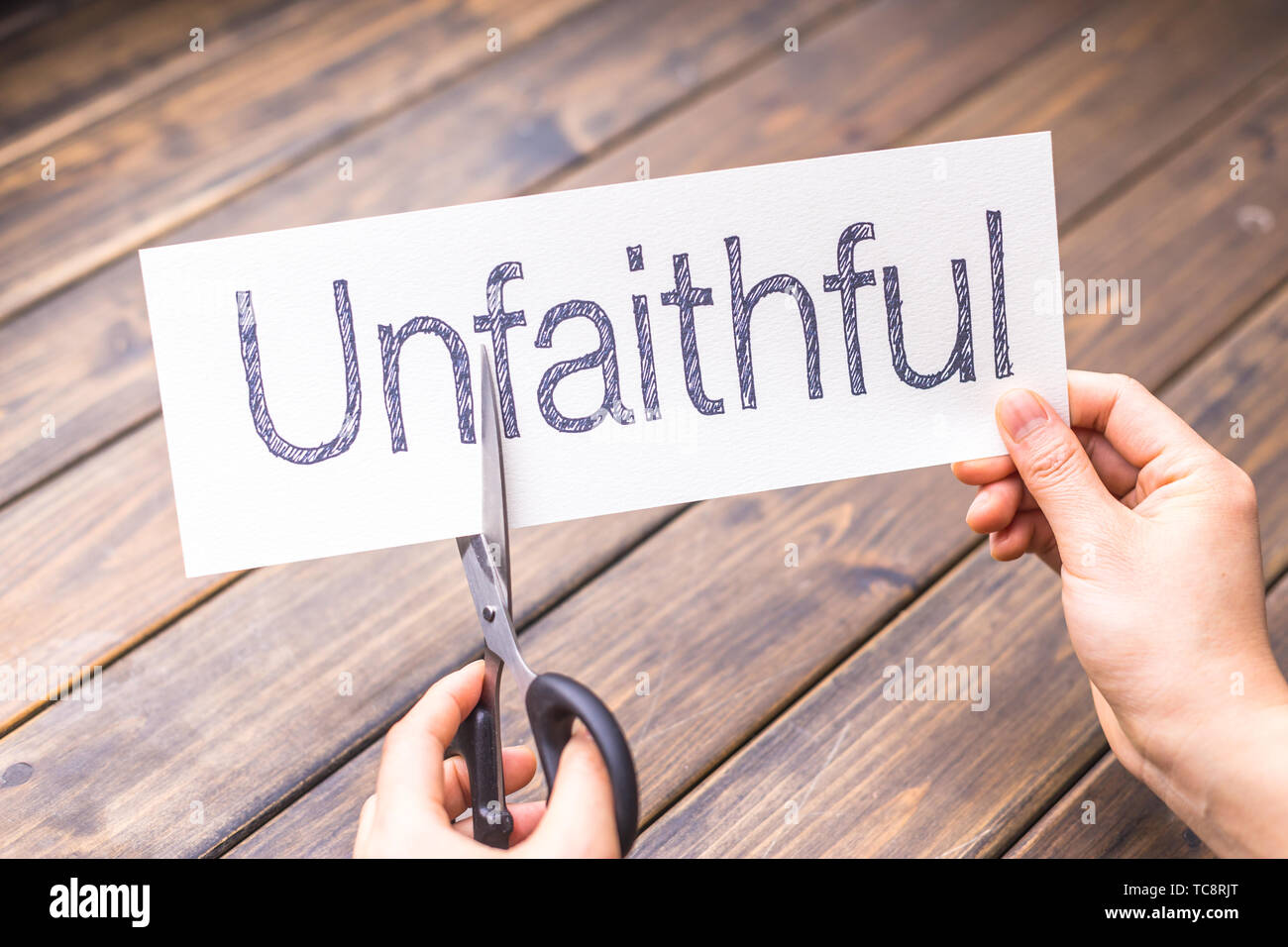 Unfaithful Woman High Resolution Stock Photography and Images - Alamy