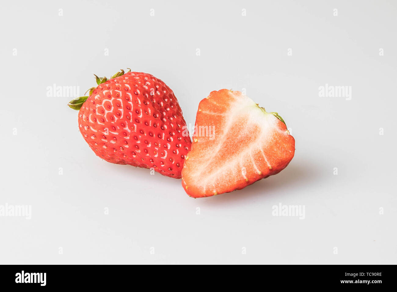 Sliced strawberry cut on hi-res stock photography and images - Alamy