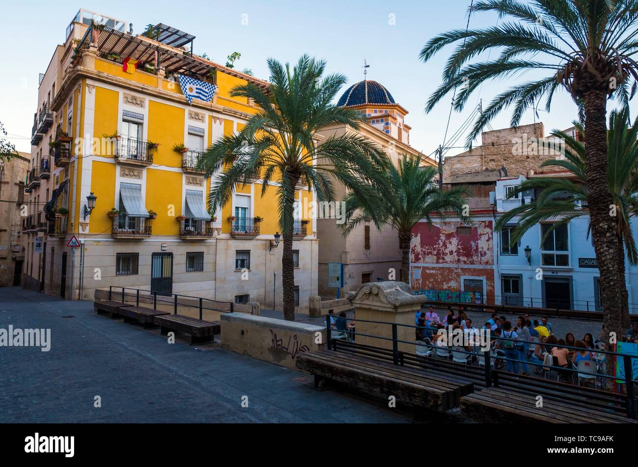 Plaza Quijano. Alicante. Valencian Community, Spain Stock Photo Alamy