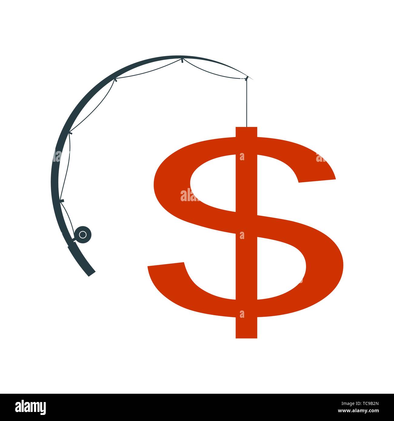 Catch money concept Stock Vector Image & Art - Alamy