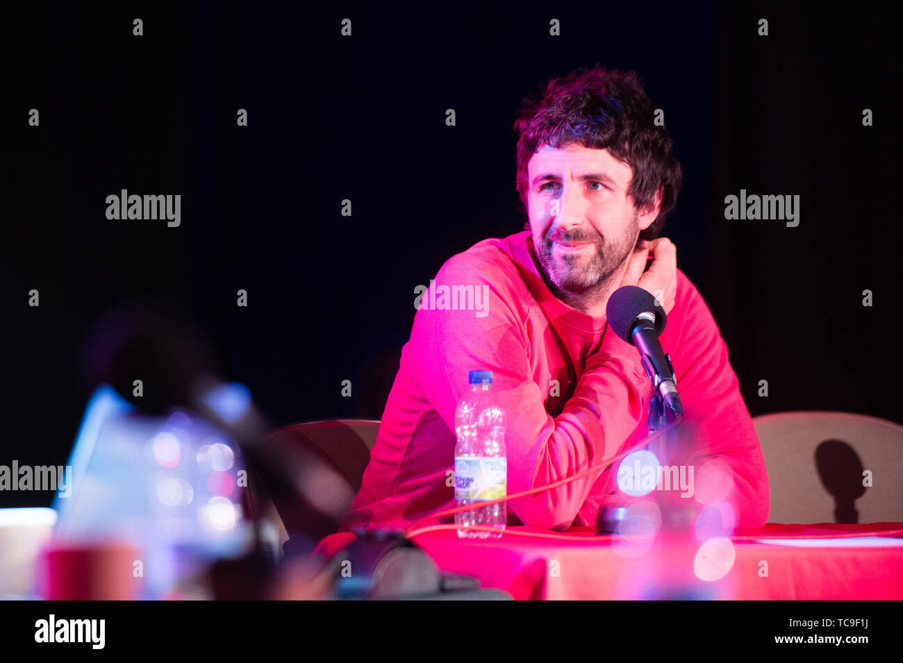 Machynlleth Comedy Festival  2019 - Comedian MARK WATSON Stock Photo