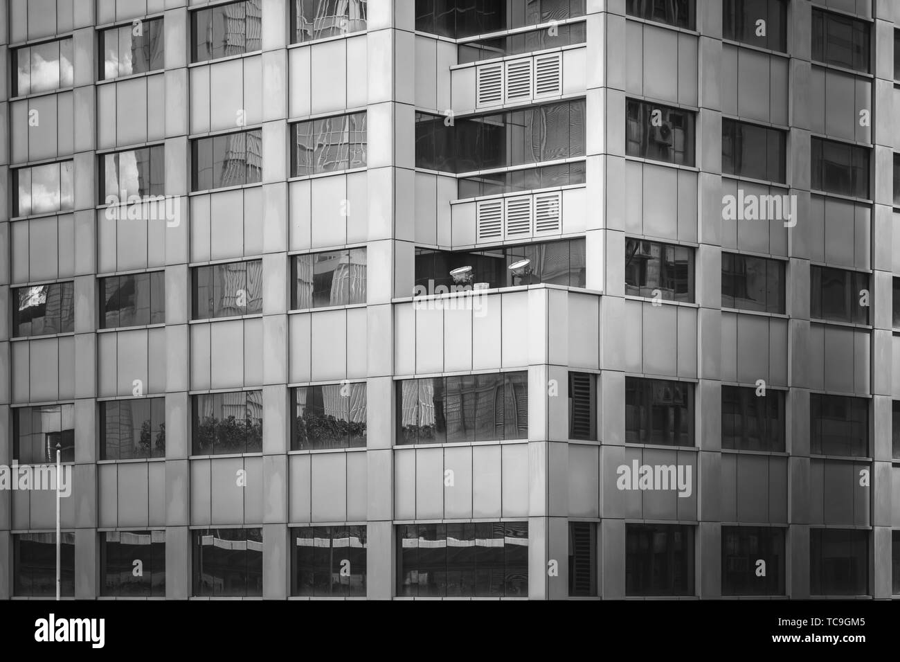 Hongkong architecture Black and White Stock Photos & Images - Alamy