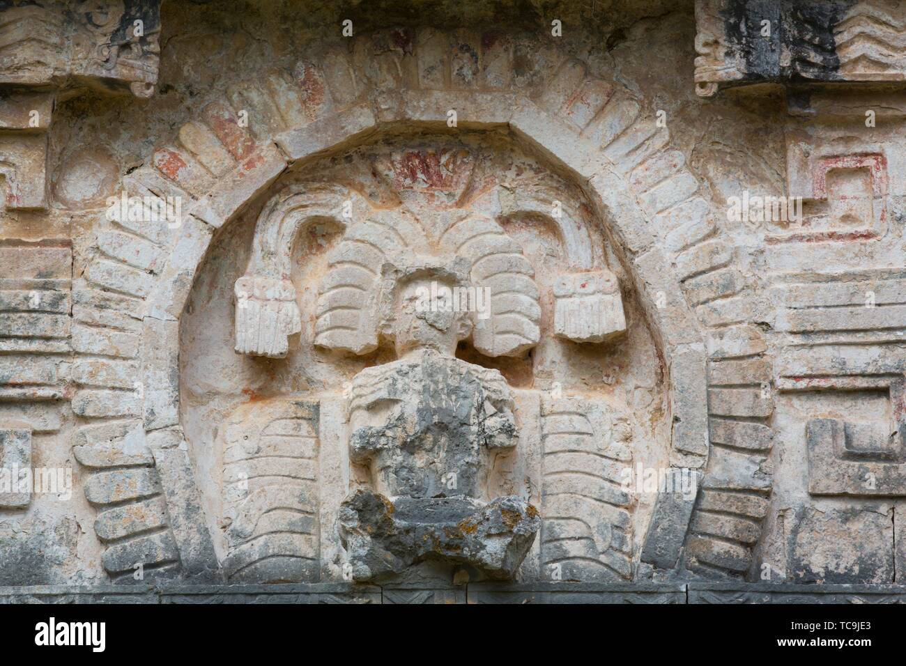 Sculpture, Iglesias (Church), Chichen Itza, UNESCO World Heritage Site
