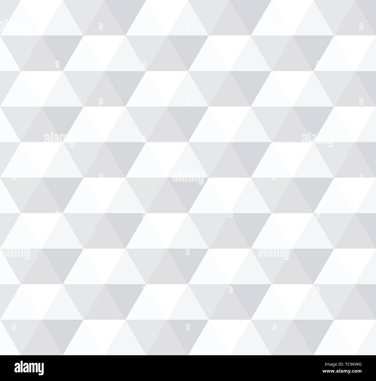 Vector illustration. Seamless geometric hexagonal background in white tones. Stock Vector
