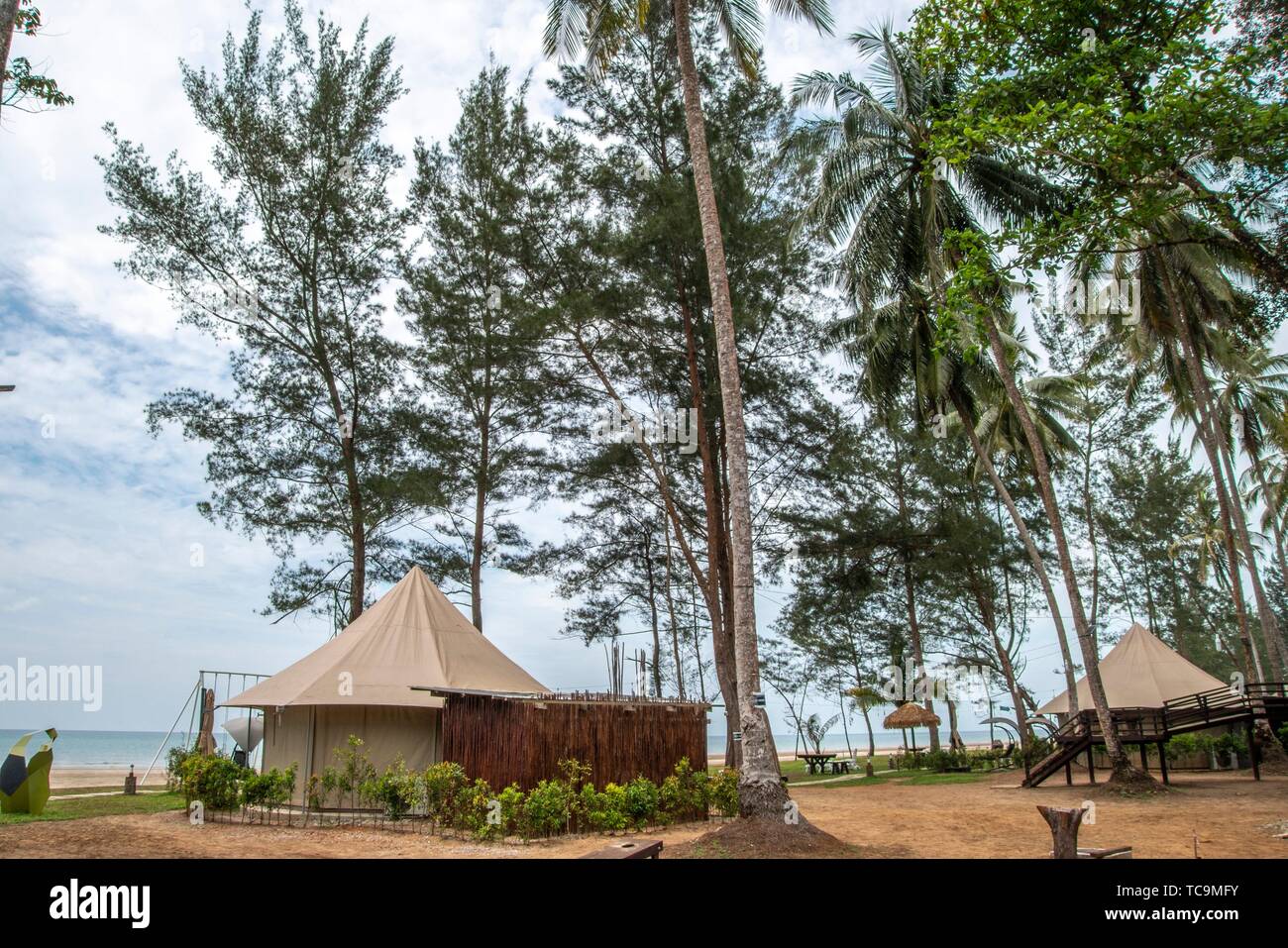 Roxy Beach Hotel, Sematan, Sarawak, Malaysia Stock Photo - Alamy