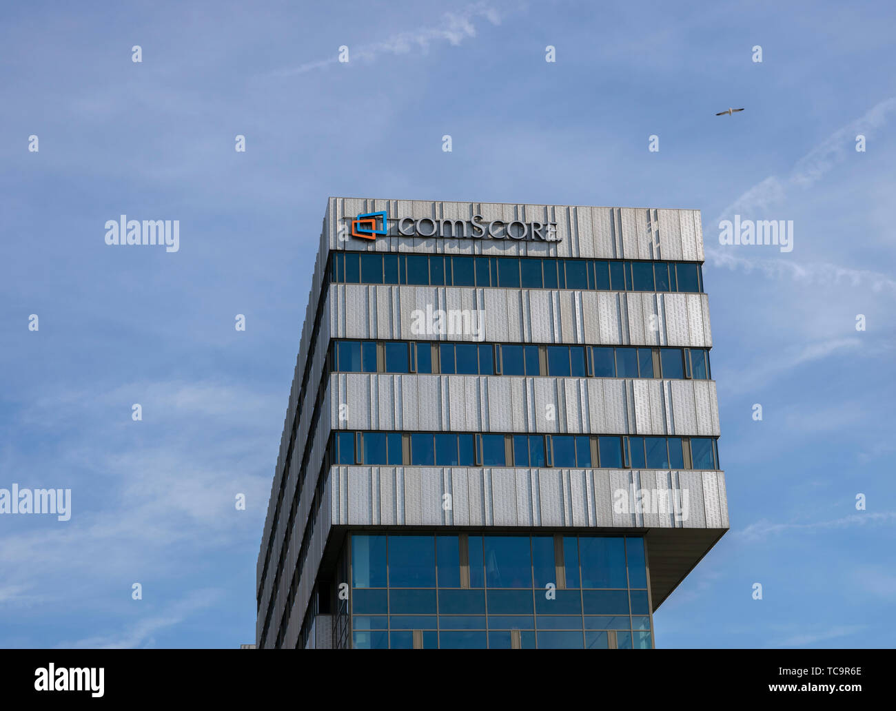 Comscore Building At Amsterdam Bijlmer The Netherlands 2019 Stock Photo
