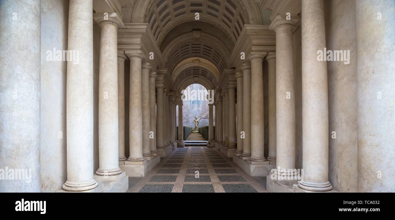 Reggia di Venaria Reale Italy - corridor perspective luxury ma