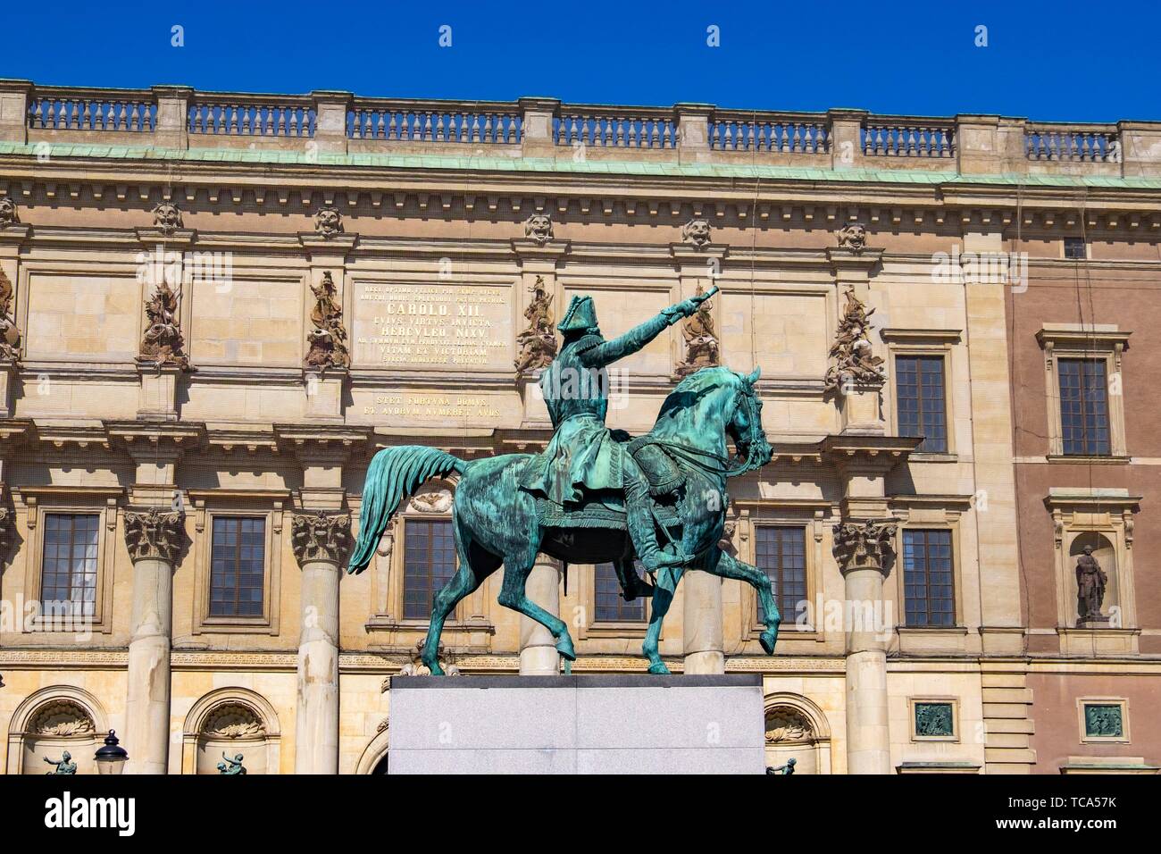 The Equestrian Statue Of Gustav II And The Kungliga Opera House ...