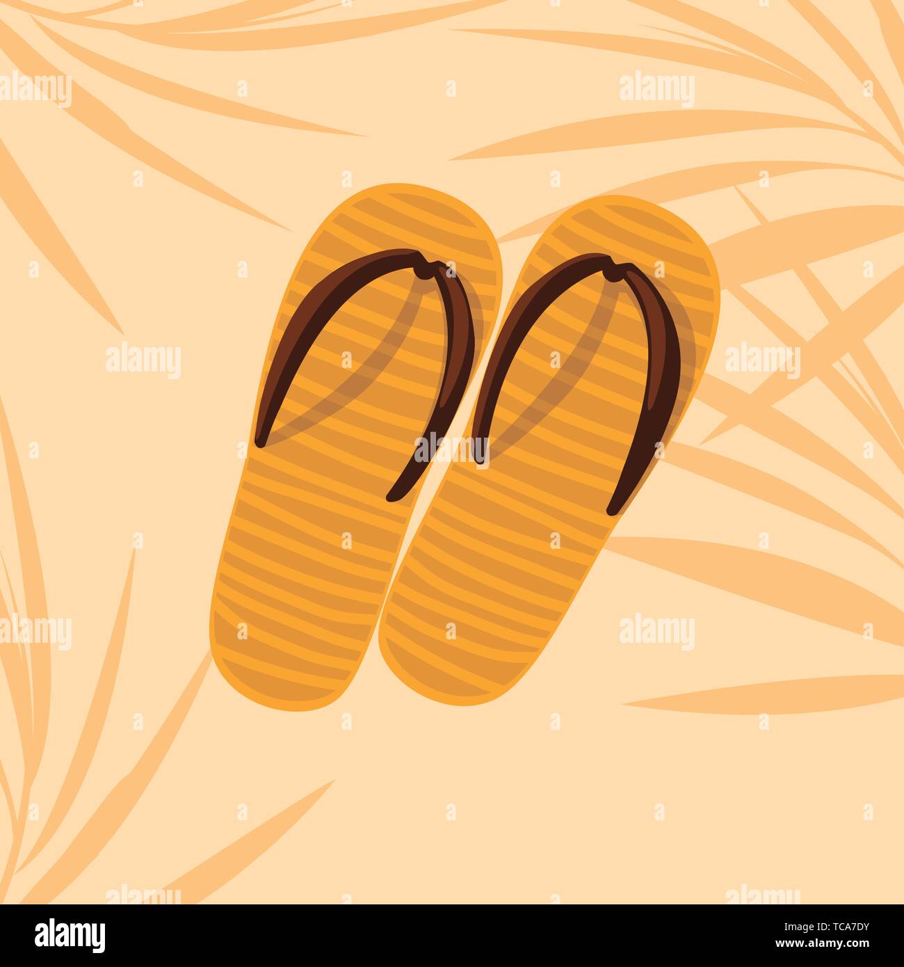 Flip flops design, Summer sandals shoes footwear fashion and vacation ...