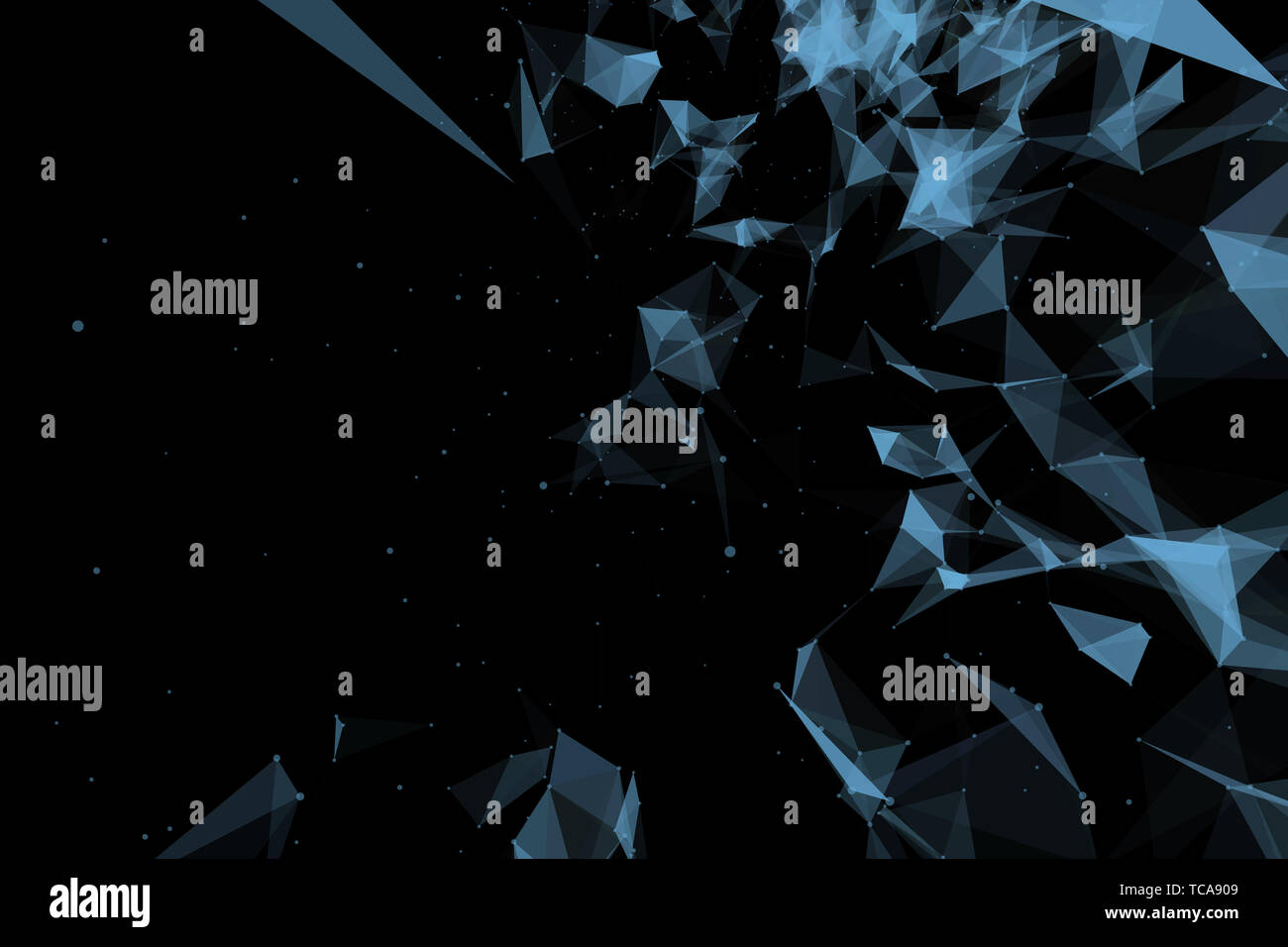 3d abstract low polygon background Stock Photo