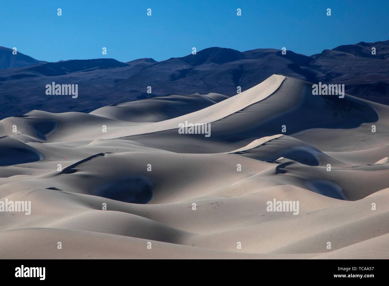 Eureka Dunes at Death Valley National Park are amongst the highest in