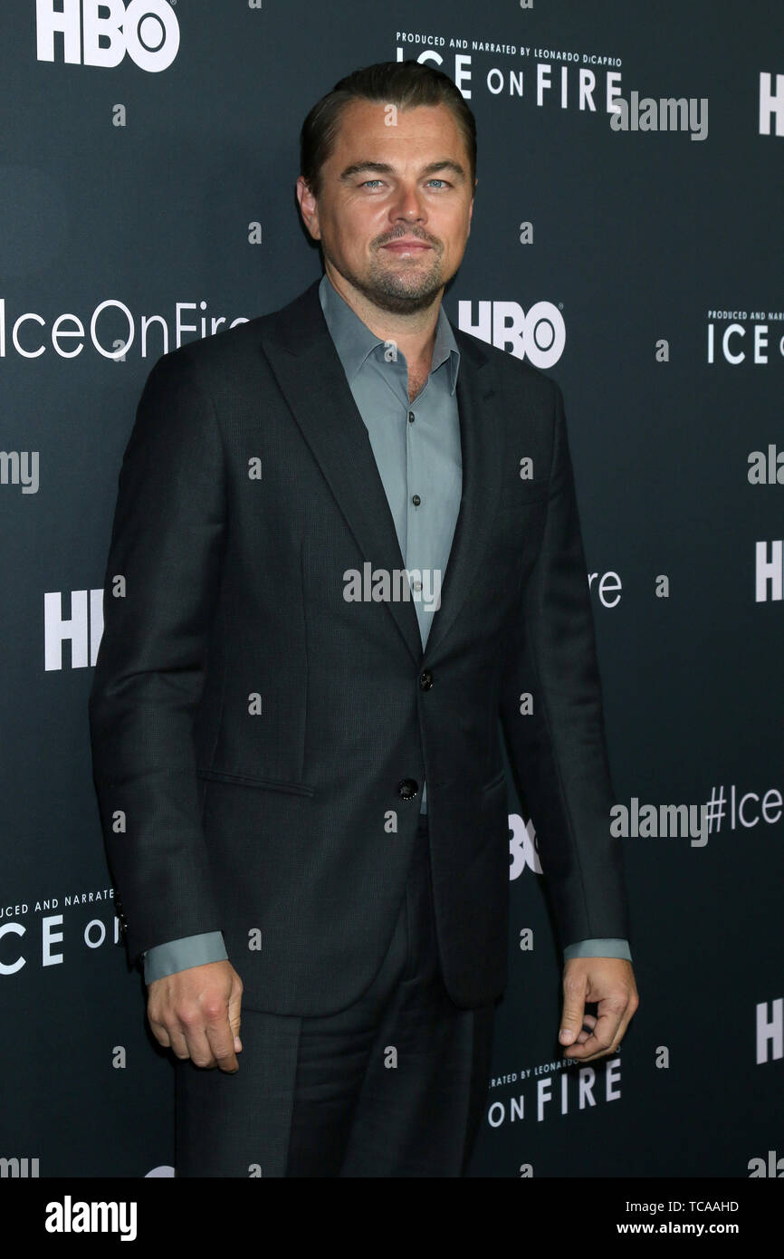 June 5, 2019 - Los Angeles, CA, USA - LOS ANGELES - JUN 5:  Leonardo DiCaprio at the ''Ice on Fire'' HBO Premiere at the LACMA Bing Theater on June 5, 2019 in Los Angeles, CA (Credit Image: © Kay Blake/ZUMA Wire) Stock Photo
