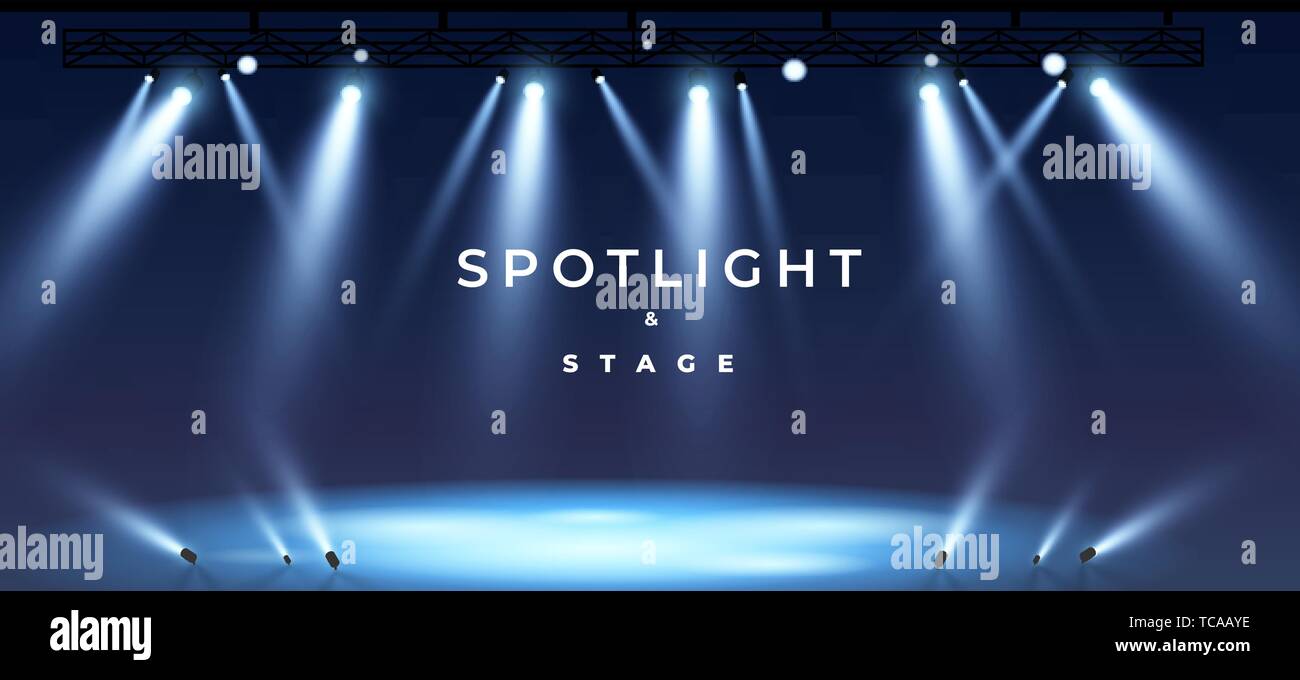 Stage white smoke spotlight hi-res stock photography and images - Alamy
