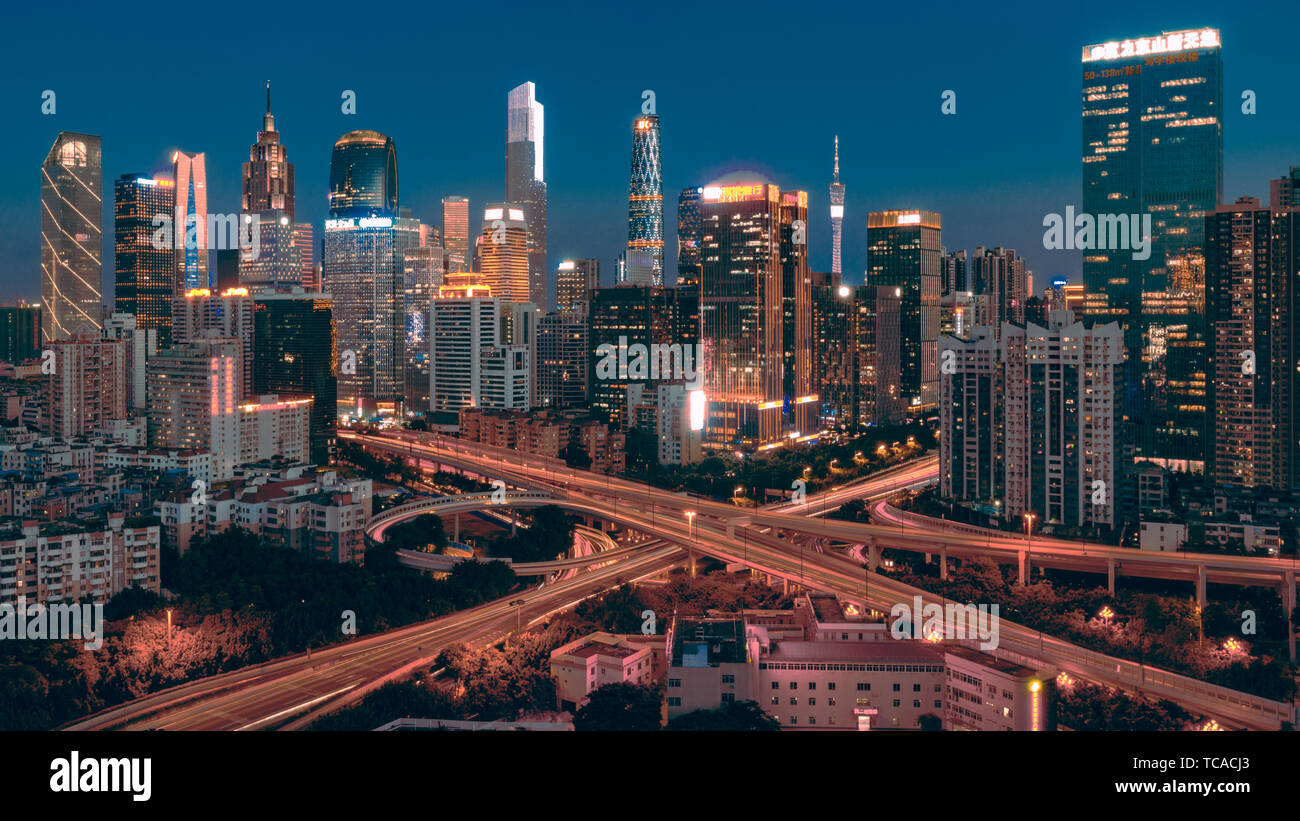 guangzhou zhujiang new town Stock Photo - Alamy