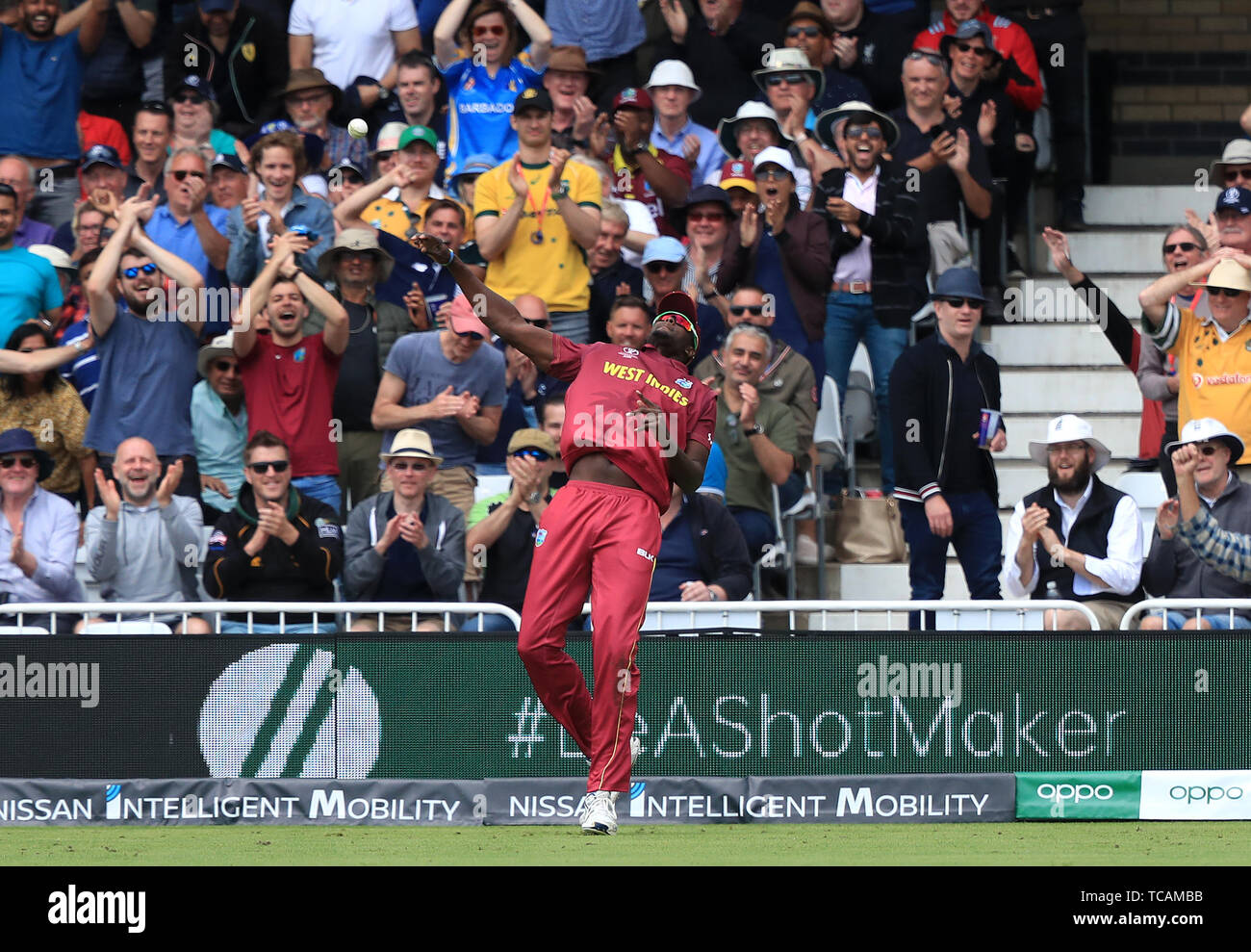 West indies jason holder celebrates catching out australias nathan