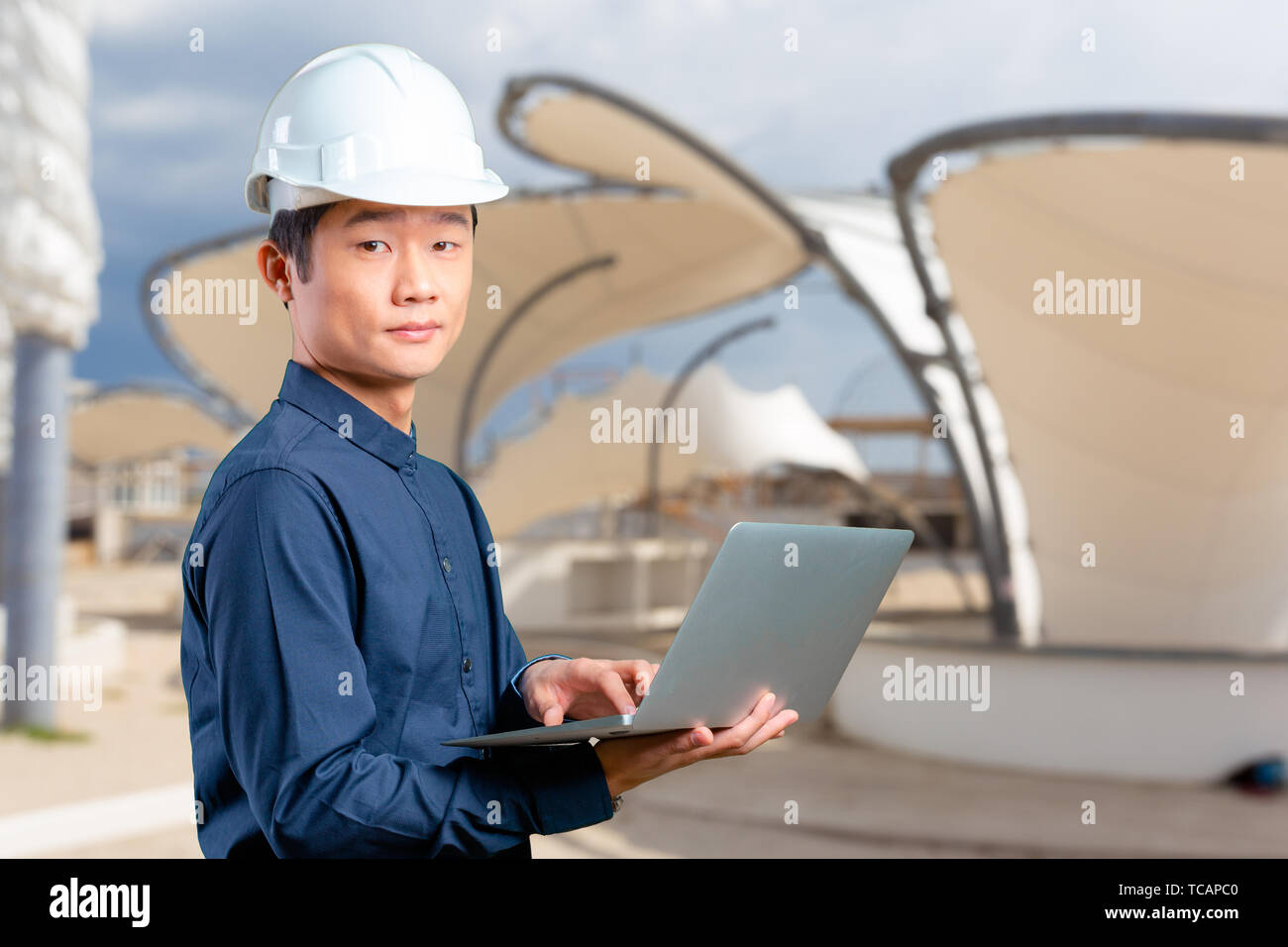 Manufacturing worker asian mechanical engineer hi-res stock photography ...