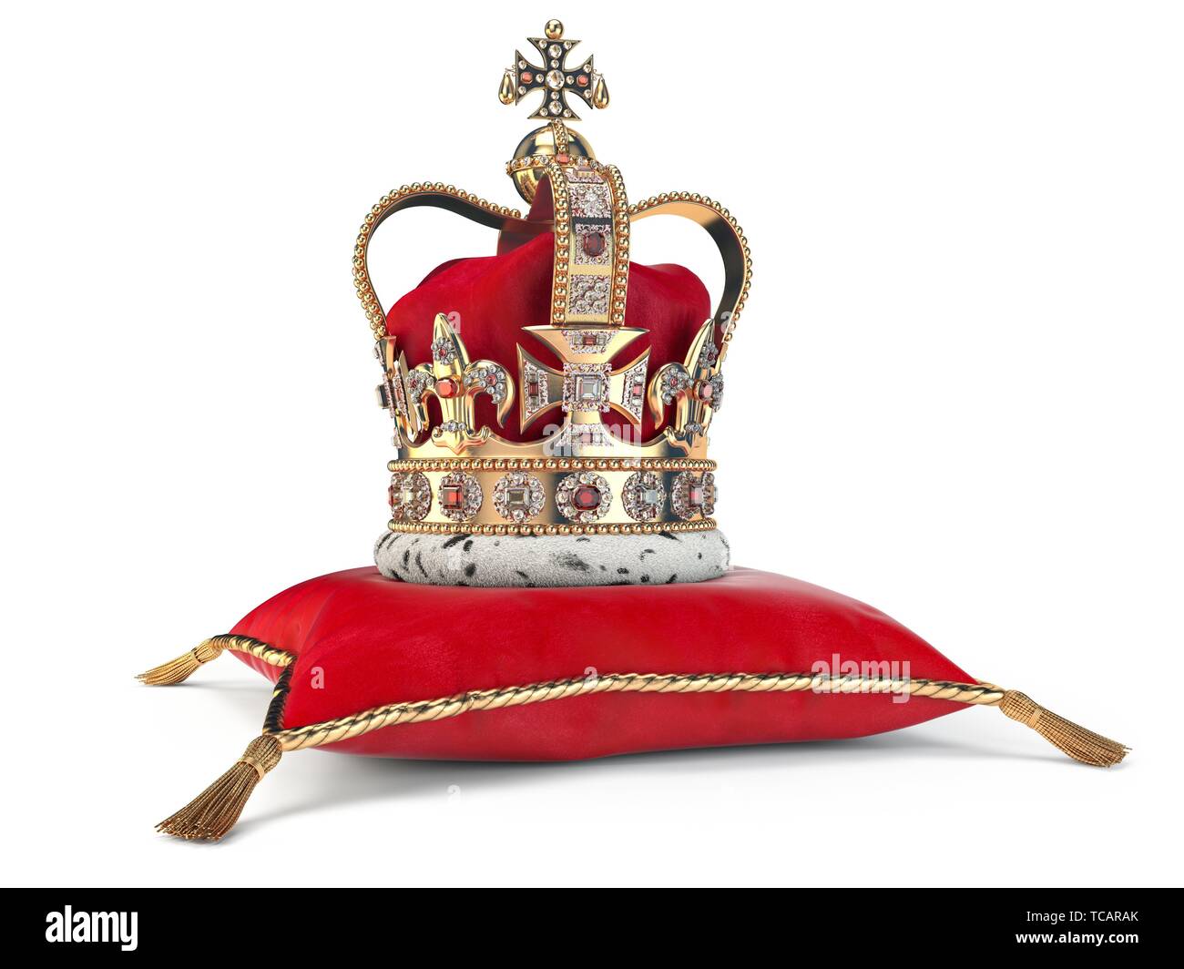 crown on pillow