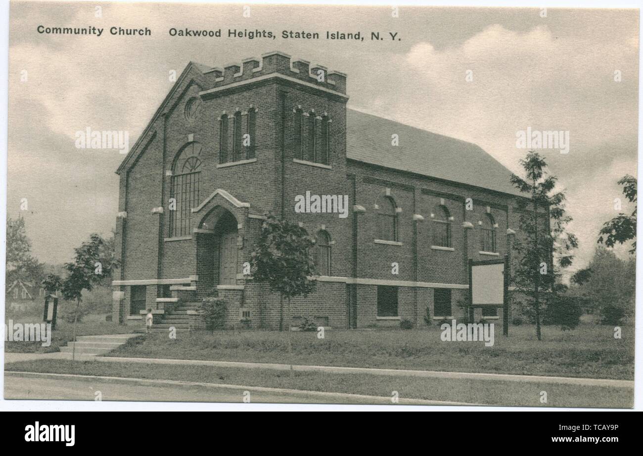 Community Church Oakwood Heights, Staten Island, N.Y. Staten Island