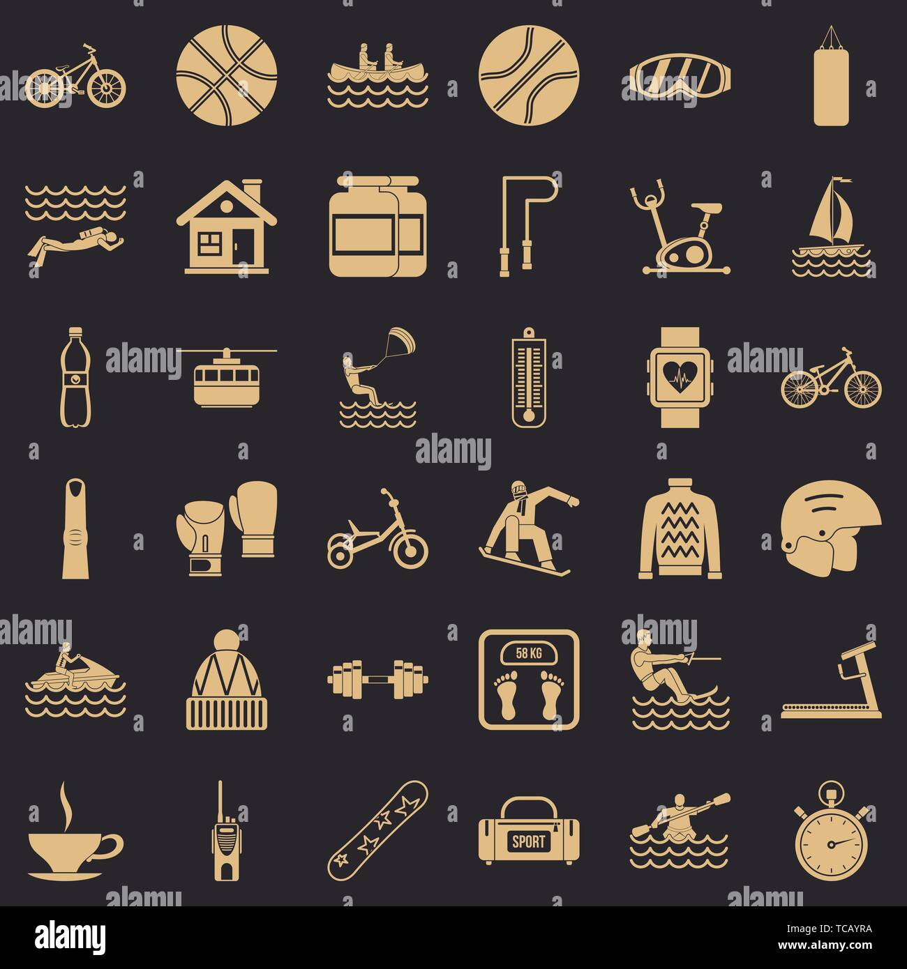 People health icons set, simple style Stock Vector Image & Art - Alamy